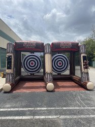 Inflatable Axe Throw (double lane)