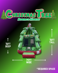 Christmas Tree Bounce House