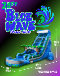 25ft Blue Wave