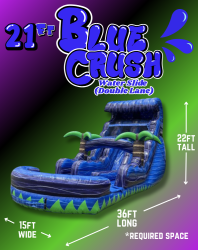 21ft Blue Crush (double lane)