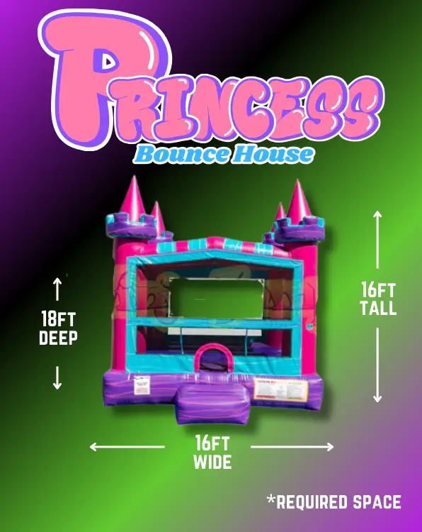 15x15 Princess Bounce House