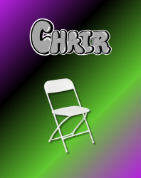 Folding Chair (white)