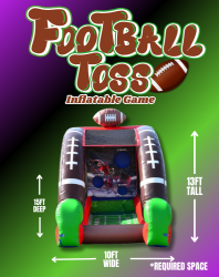Inflatable Football Toss