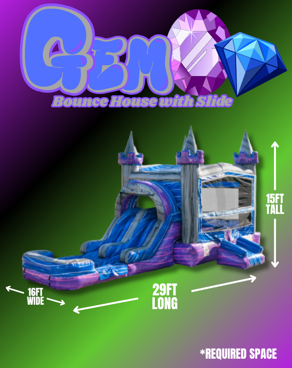 Gem Combo Bounce House