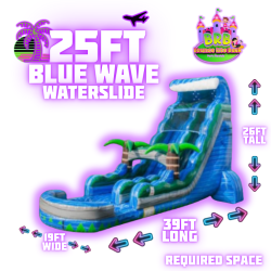 25ft Blue Wave