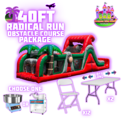 40ft Radical Run Obstacle Course Package