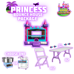 15X15 Princess Bounce House Package