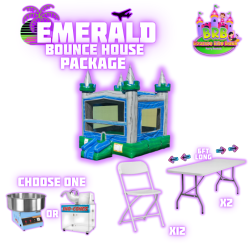 Emerald Castle Bounce House Package