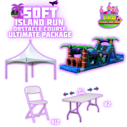 50ft Island Run Obstacle Course Ultimate Package