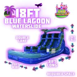 18ft Blue Lagoon (double lane)