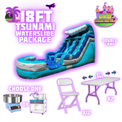 18ft Tsunami (double lane) Package