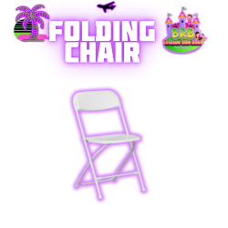 Folding Chair (white)
