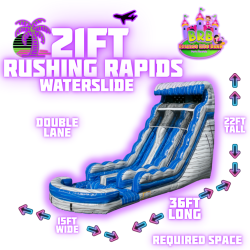 21ft Rushing Rapids (double lane)