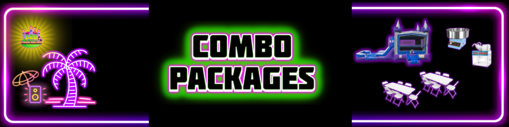 Combo Package Rentals in Coral Springs - Bounce Rite Back Party Rentals