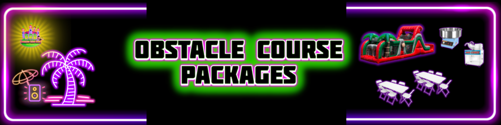 Obstacle Course Package Rentals in Coral Springs - Bounce Rite Back Party Rentals