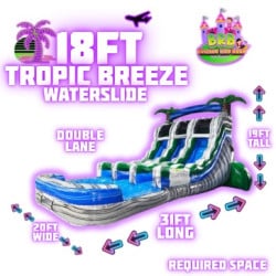 18ft Tropic Breeze (double lane)