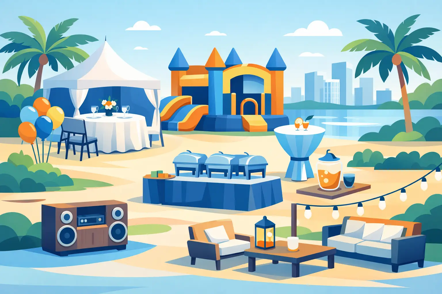 Broward Party Rental Guide for Easy, Happy Events