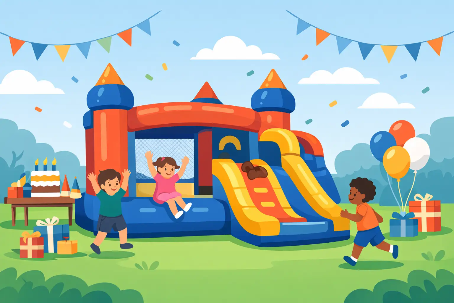 Combo Bouncer Rental for Birthdays Made Easy