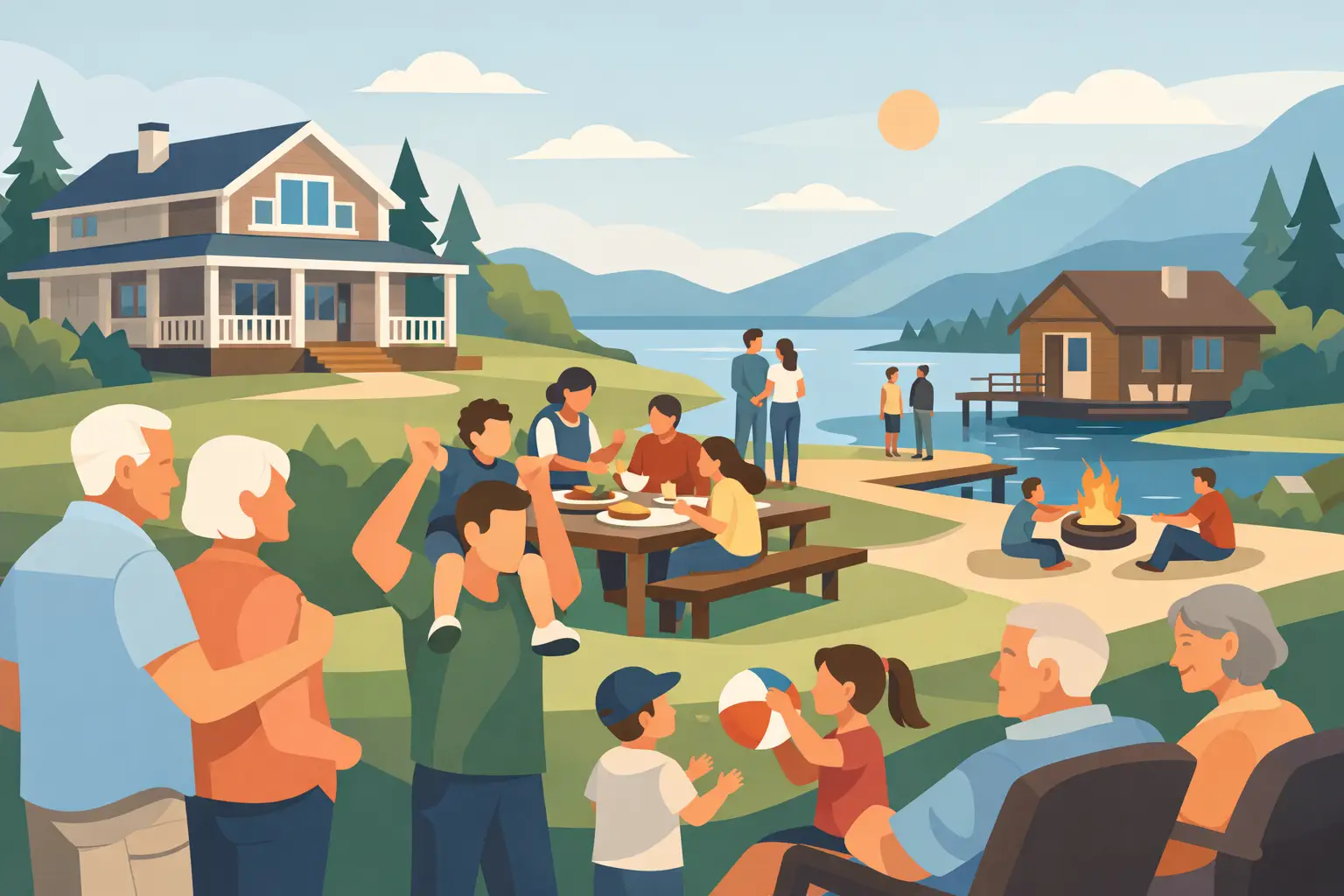 Family Reunion Rentals for Every Generation