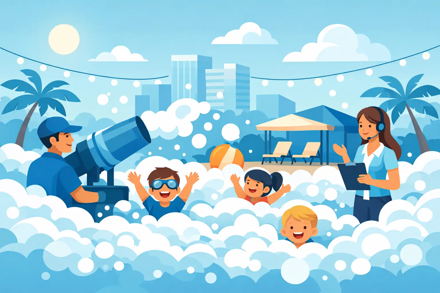 Foam Party Rental Broward for Easy Events