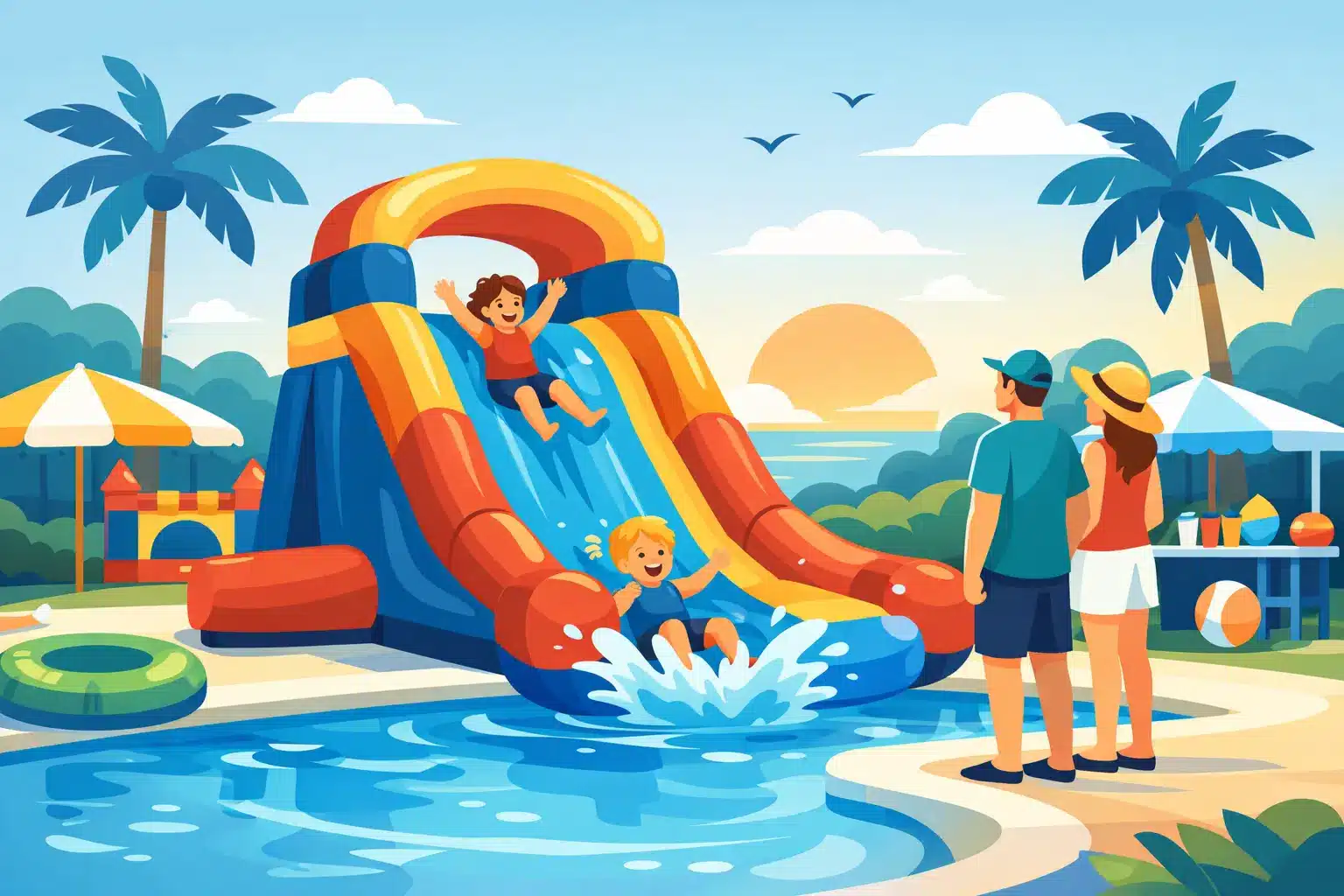 Water Slide Safety for South Florida Parties