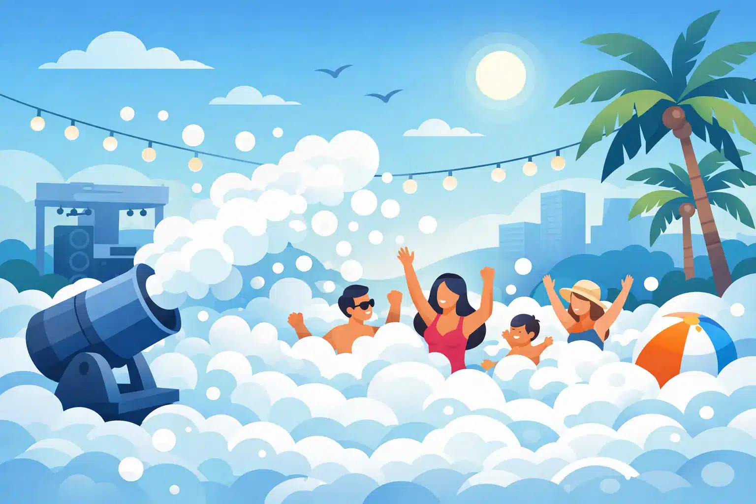 Foam Machines That Make South Florida Parties Pop